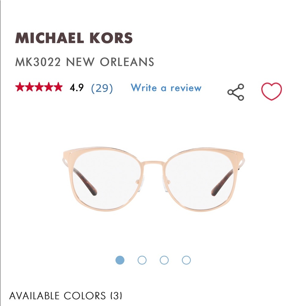 New Michael  Kors Frames